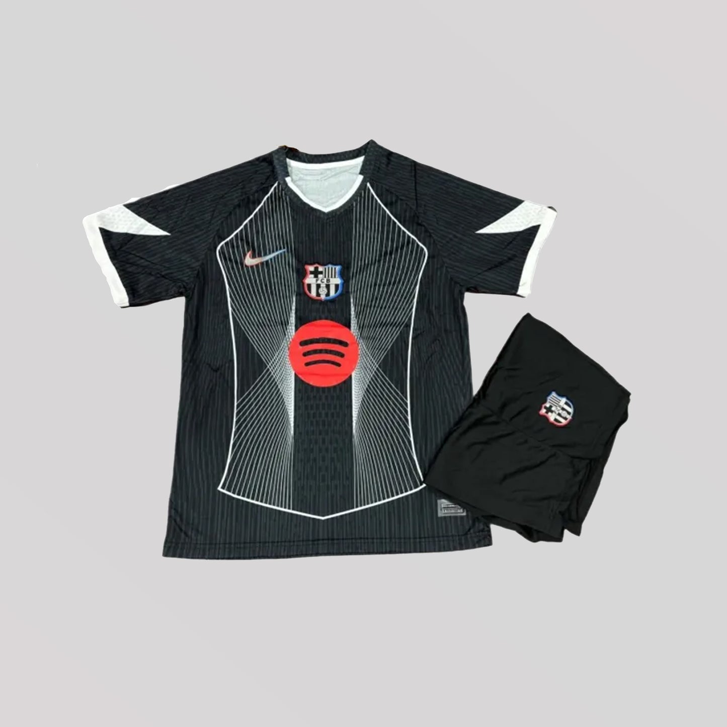Barcelona "Black Dream" Kids Size Kit