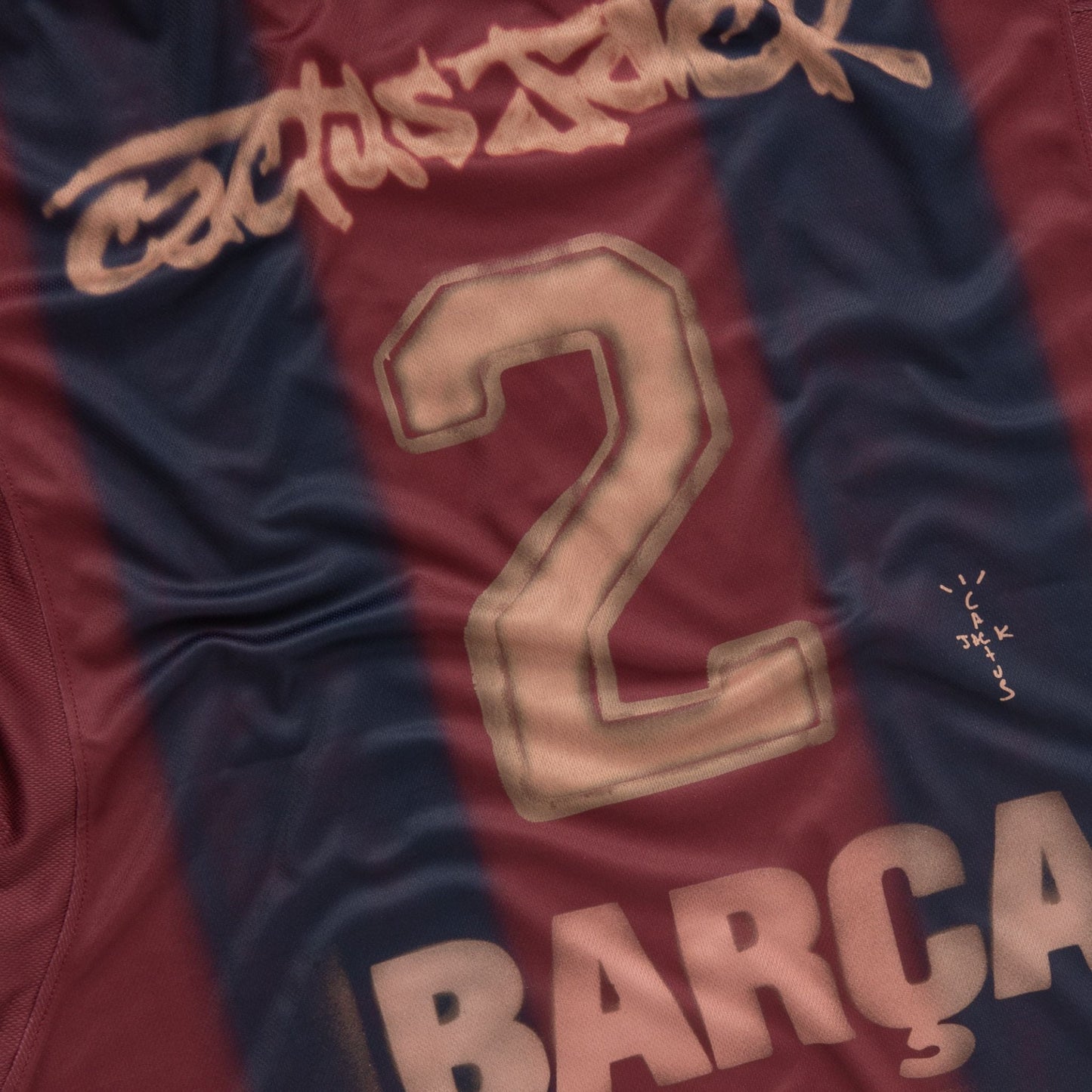 2000/01 FC Barcelona Retro x Cactus Jack Limited Edition Home Kit - FutKulture