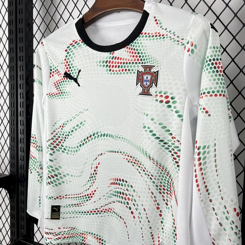 2025 Long Sleeve Portugal Away Kids Size Kit