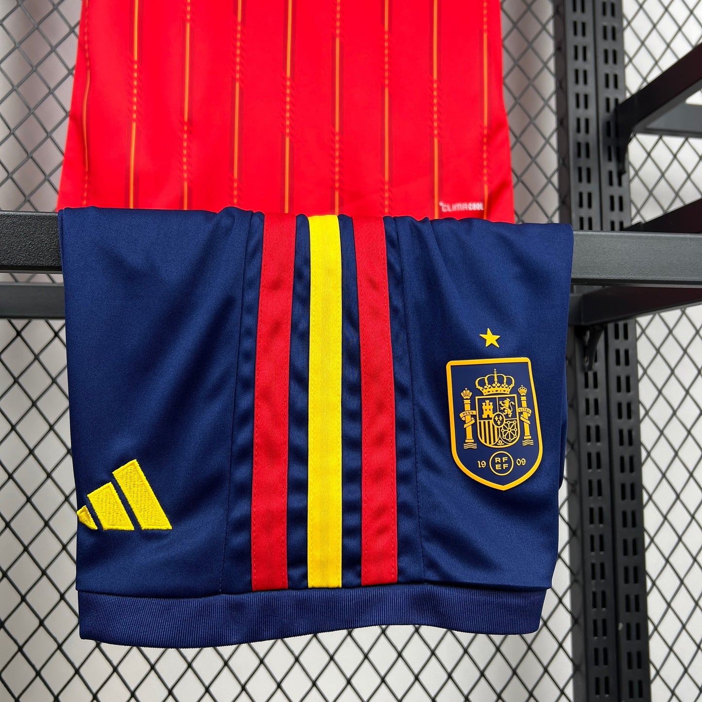 2026 Spain Home World Cup Kids Size Kit