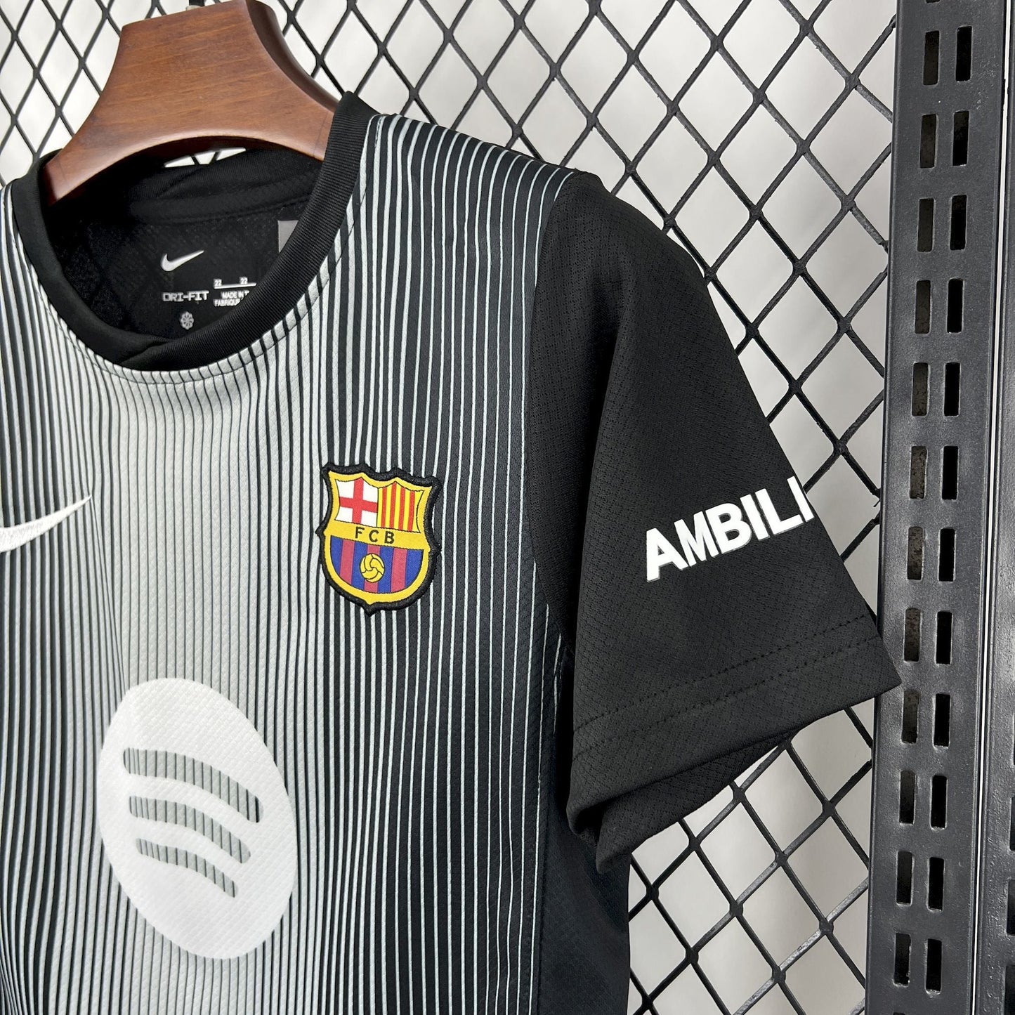 2025/2026 Barcelona Black Goalkeeper Football Kit