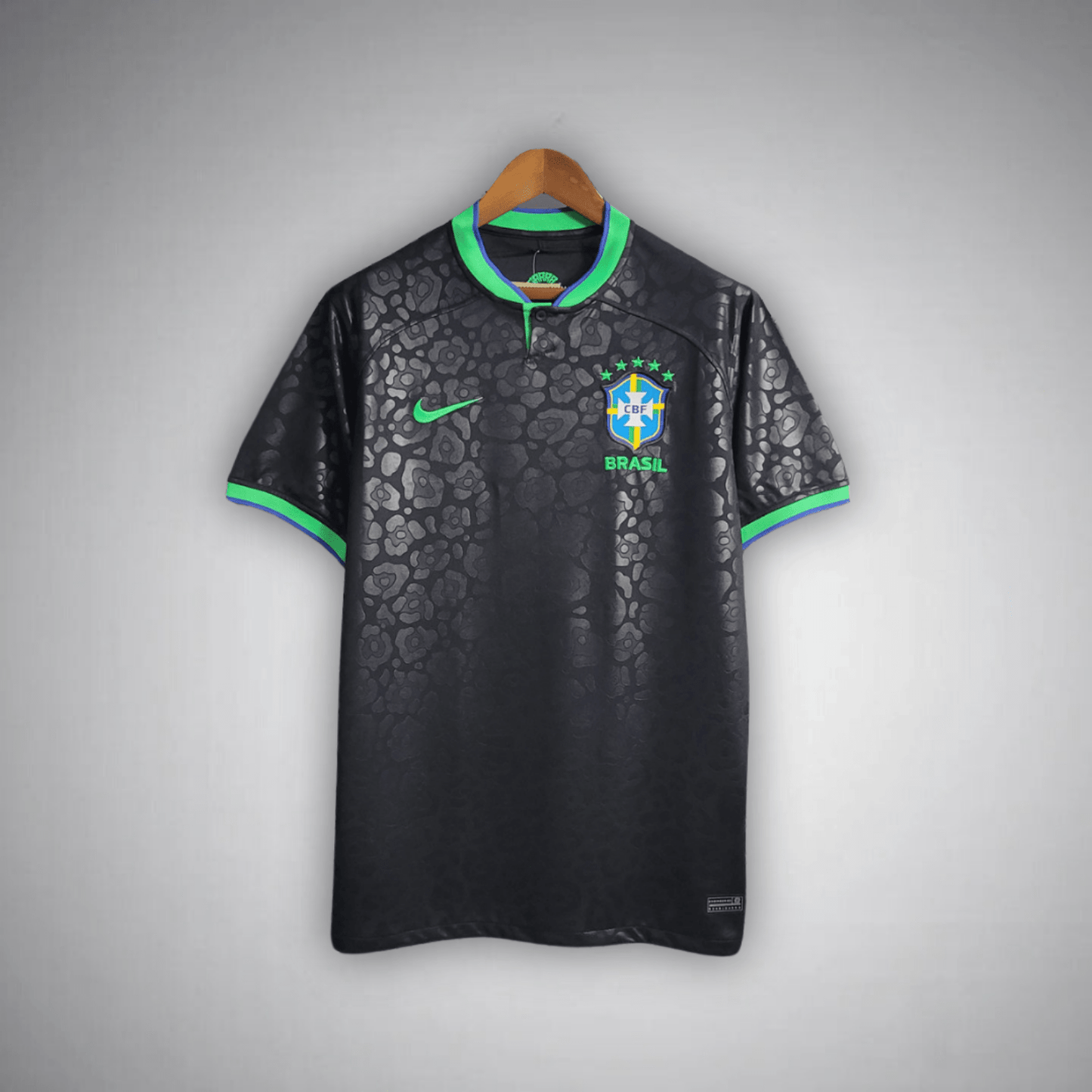 Brazil "Black Leopard" Premium Kit - FutKulture