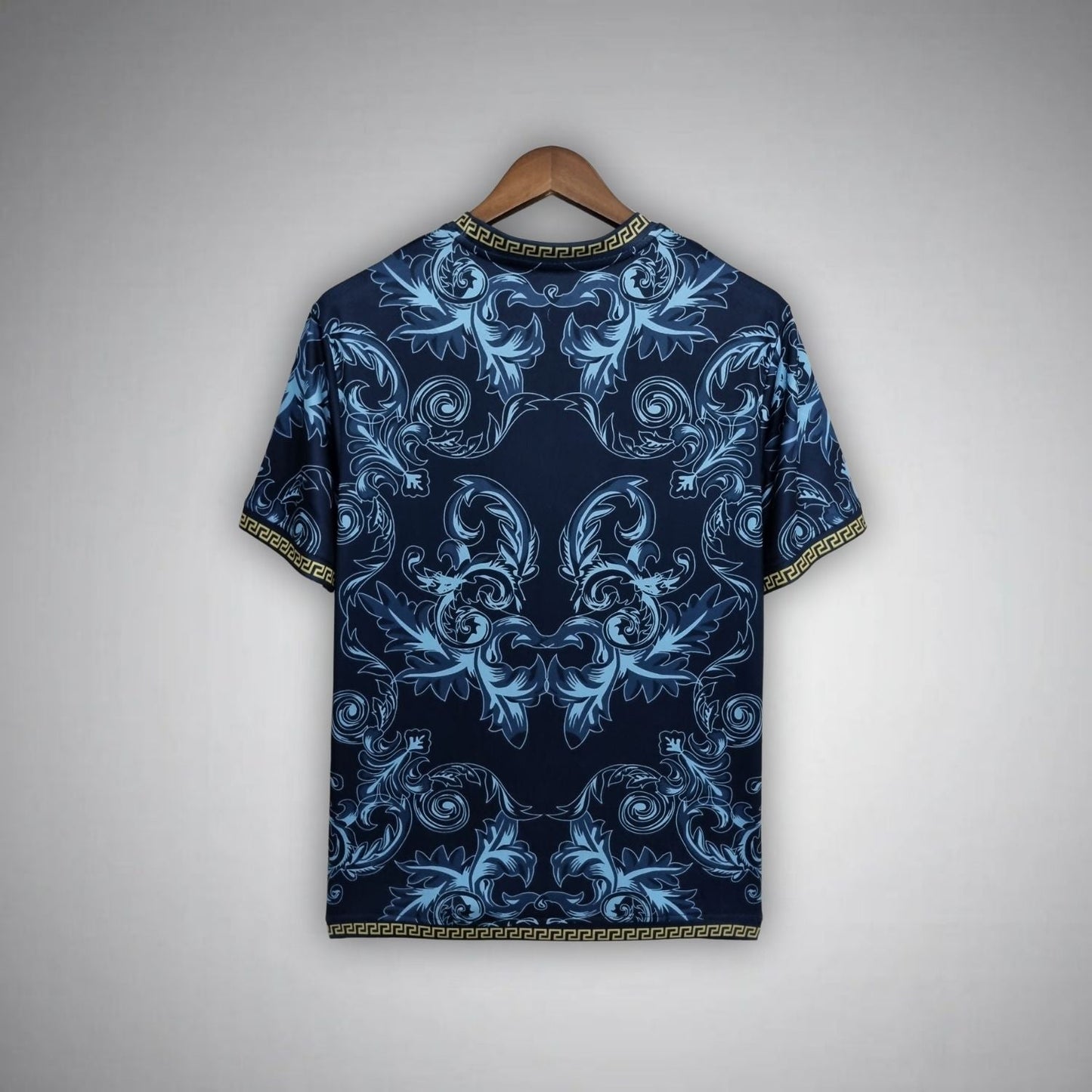 Italy "Versace" Premium Dark Blue Kit - FutKulture