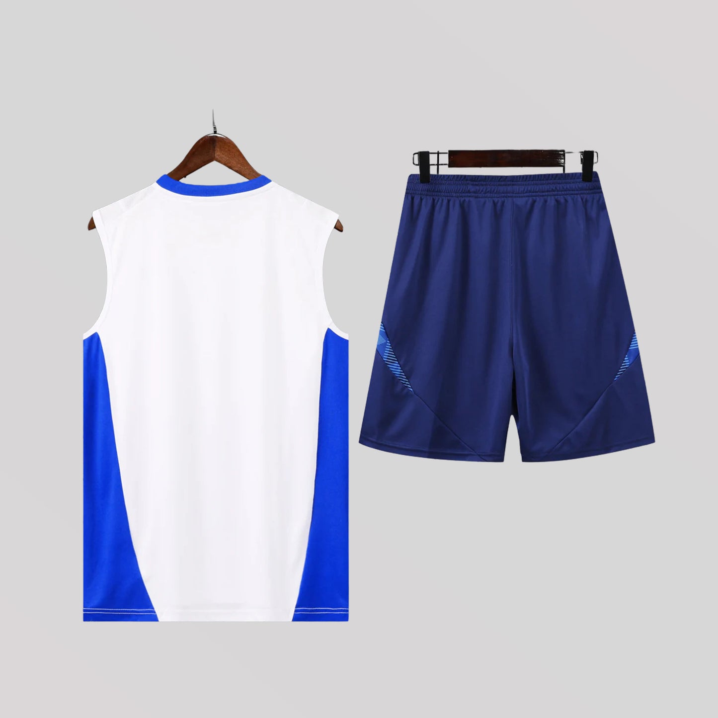 Italy White Blue Training Kit - FutKulture