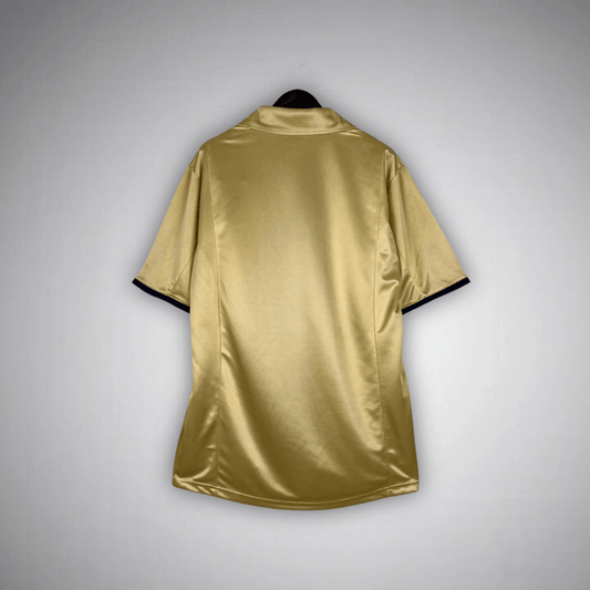 02/03 Barcelona Gold Away Retro Kit - FutKulture