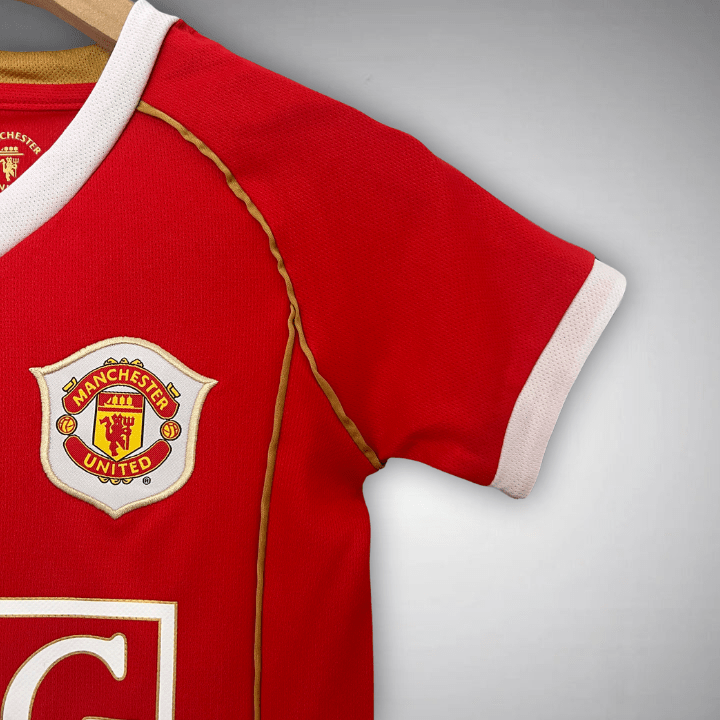 06/07 Manchester United Home Kids Size Kit - FutKulture