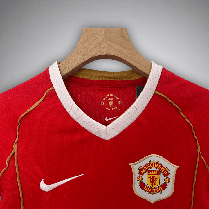 06/07 Manchester United Home Kids Size Kit - FutKulture