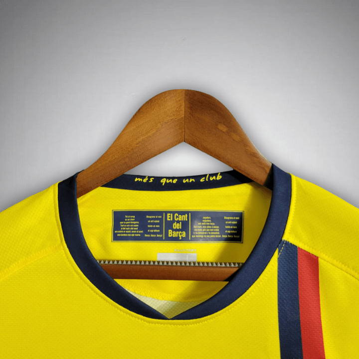 08/09 FC Barcelona Away Long Sleeve Kit - FutKulture