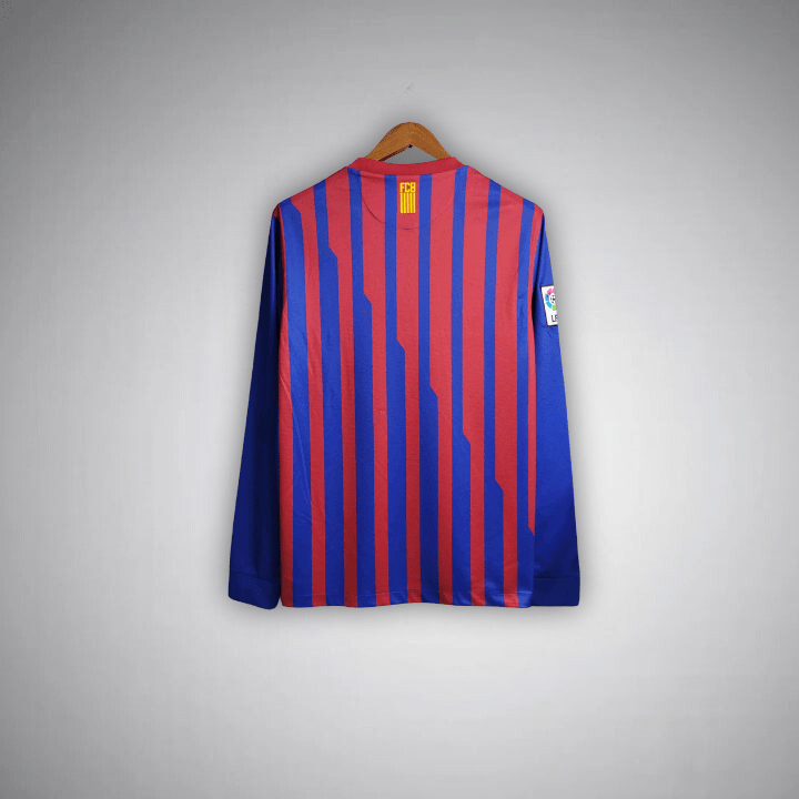 11/12 FC Barcelona Long Sleeve Home Kit - FutKulture