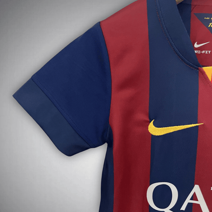 14/15 FC Barcelona Home Kids Size Kit - FutKulture
