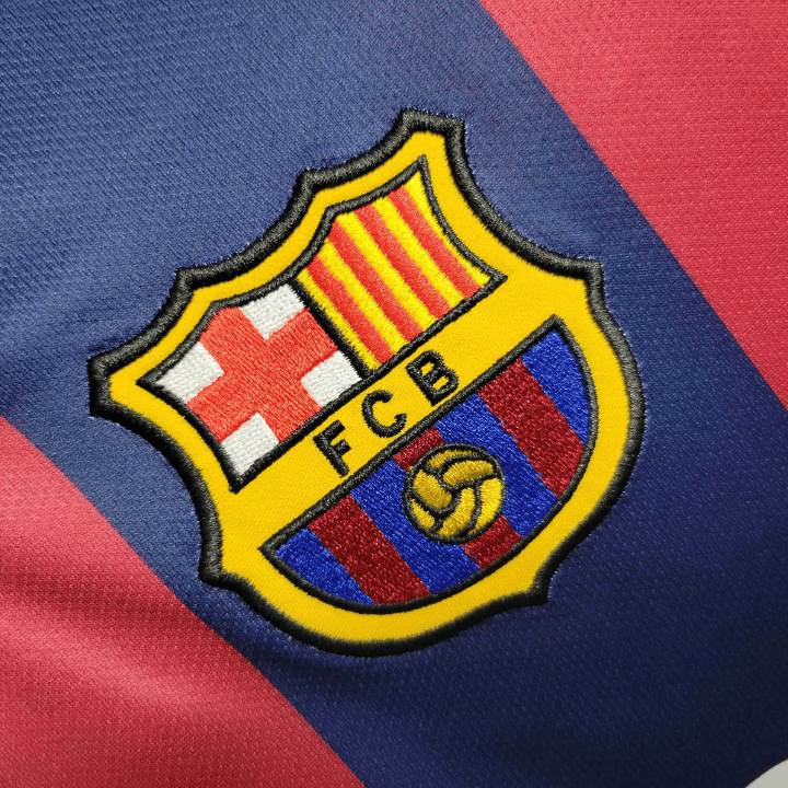 14/15 FC Barcelona Home Long Sleeve Kit - FutKulture