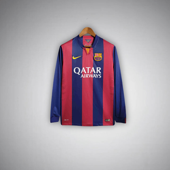 14/15 FC Barcelona Home Long Sleeve Kit - FutKulture
