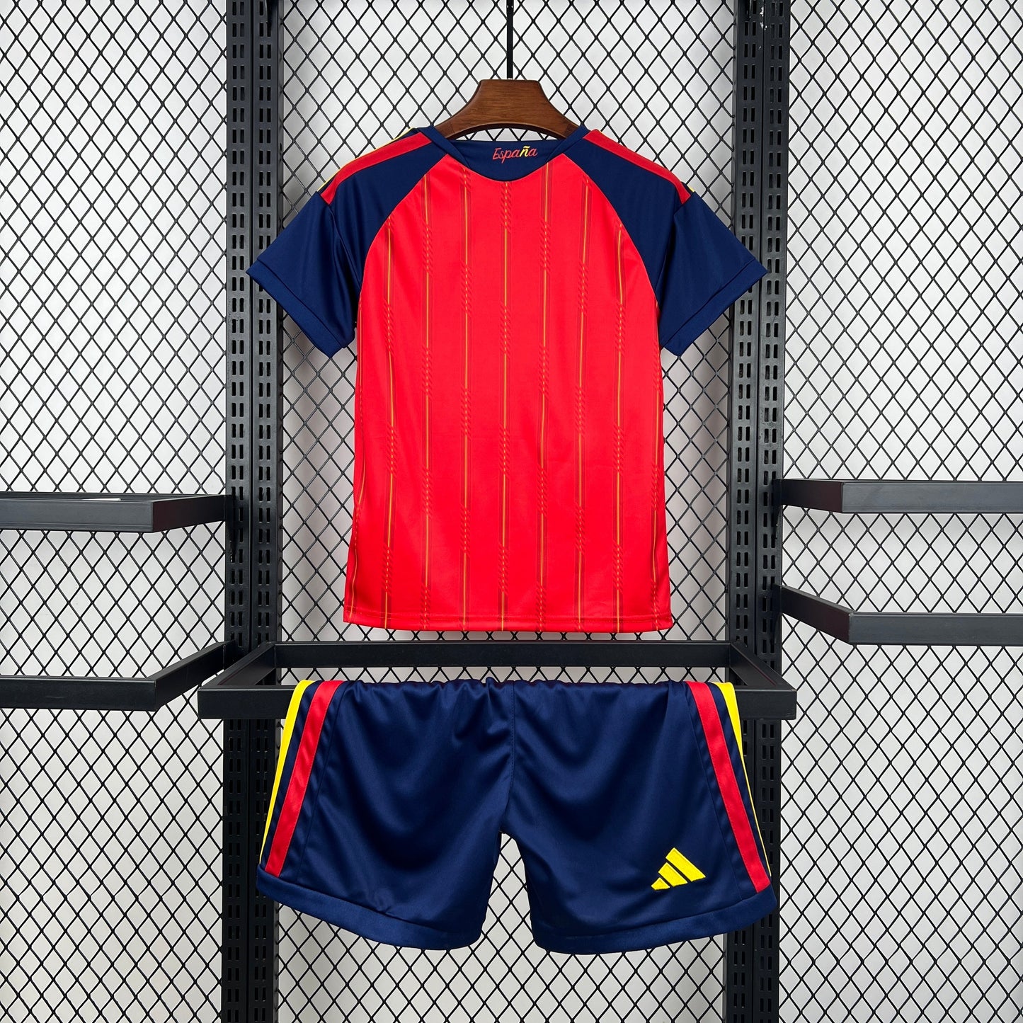 2026 Spain Home World Cup Kids Size Kit