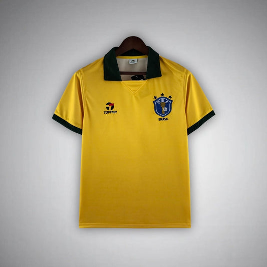 1986 Brazil Home Kit - FutKulture
