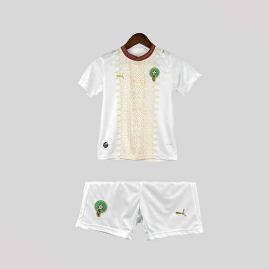 Morocco World Cup Away Kids Size Kit