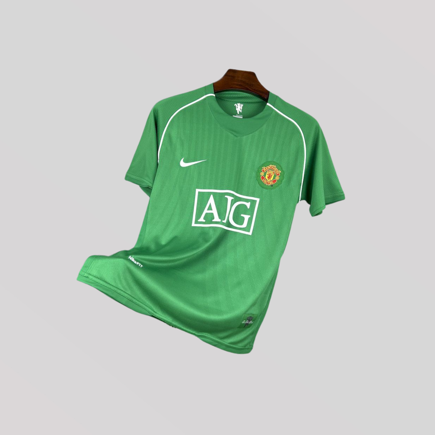 Manchester 2007/08 Green Goalkeeper Retro Kit