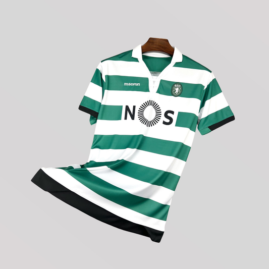 Sporting 2018/19 Home Retro Football Kit
