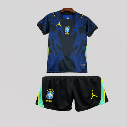 Brazil World Cup Away Kids Size Kit