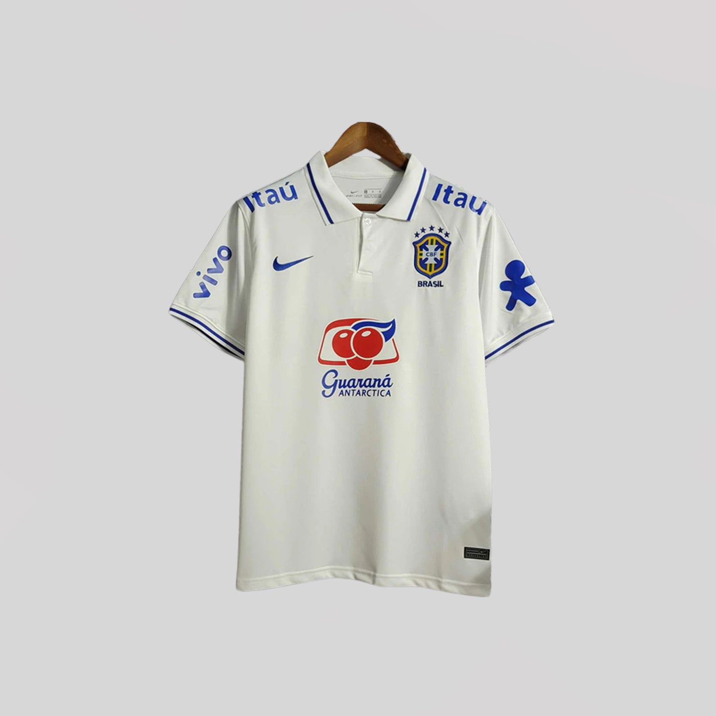 Brazil Polo White Premium Kit - FutKulture