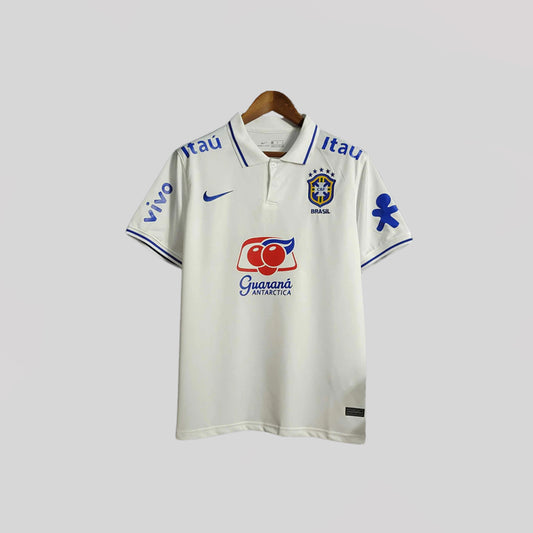 Brazil Polo White Premium Kit - FutKulture
