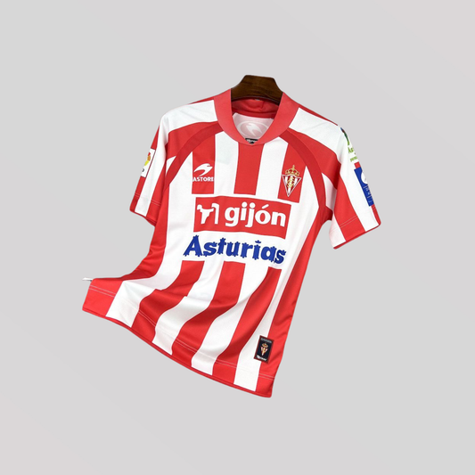 Sporting de Gijón 2008/09 Home Retro Football Kit