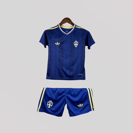Sweden World Cup Away Kids Size Kit