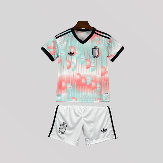 Belgium World Cup Away Kids Size Kit
