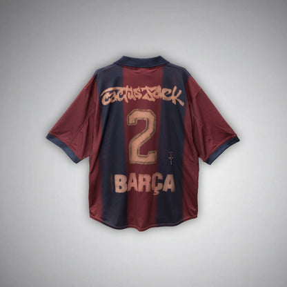 2000/01 FC Barcelona Retro x Cactus Jack Limited Edition Home Kit - FutKulture