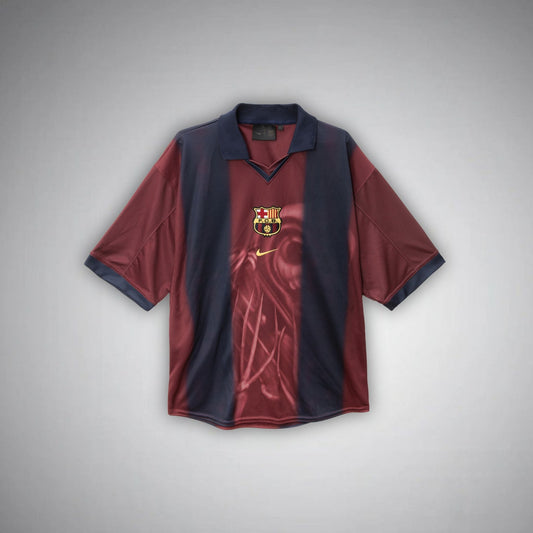 2000/01 FC Barcelona Retro x Cactus Jack Limited Edition Home Kit - FutKulture
