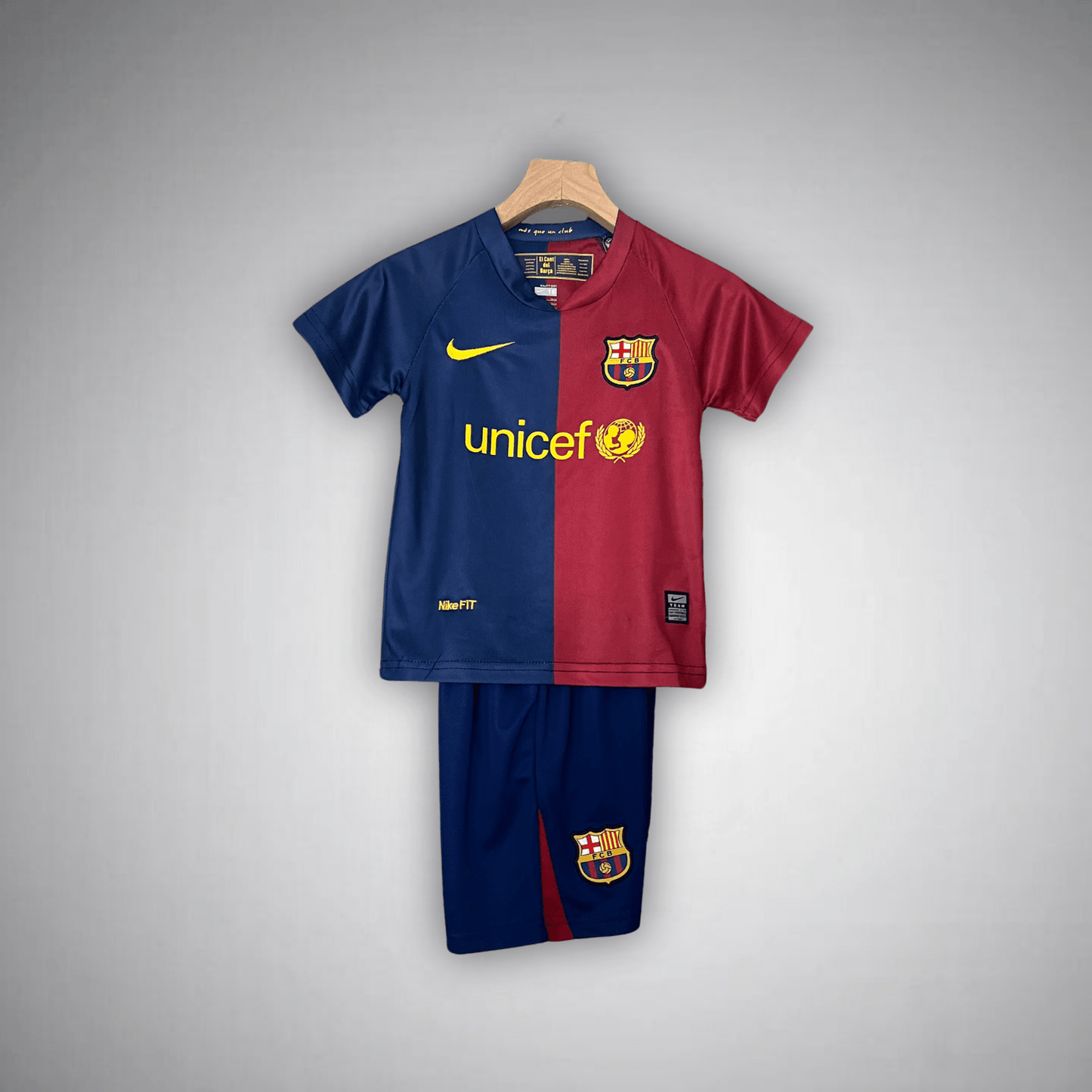 2009 FC Barcelona UCL Final Kids Size Kit - FutKulture