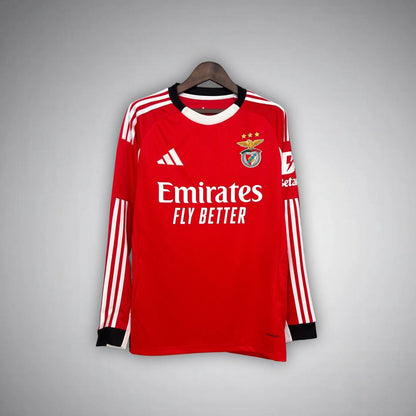 25/26 SL Benfica Home Long Sleeve Kit - FutKulture