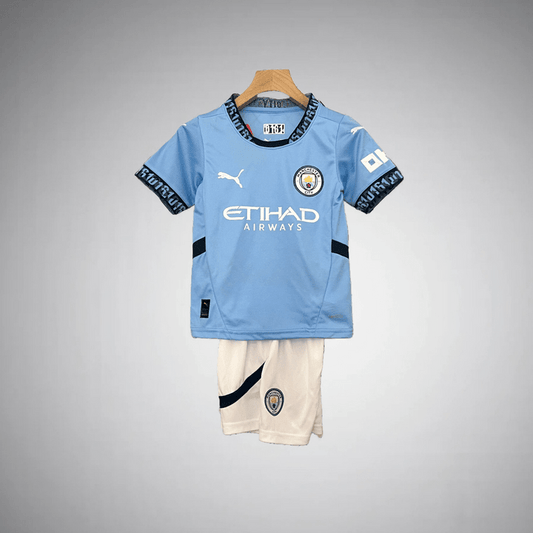 24/25 Manchester City Home Kids Size Kit - FutKulture