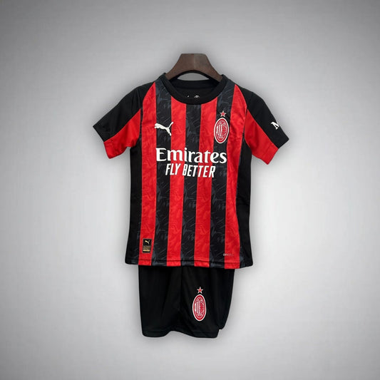25/26 AC Milan Home Kids Size Kit - FutKulture