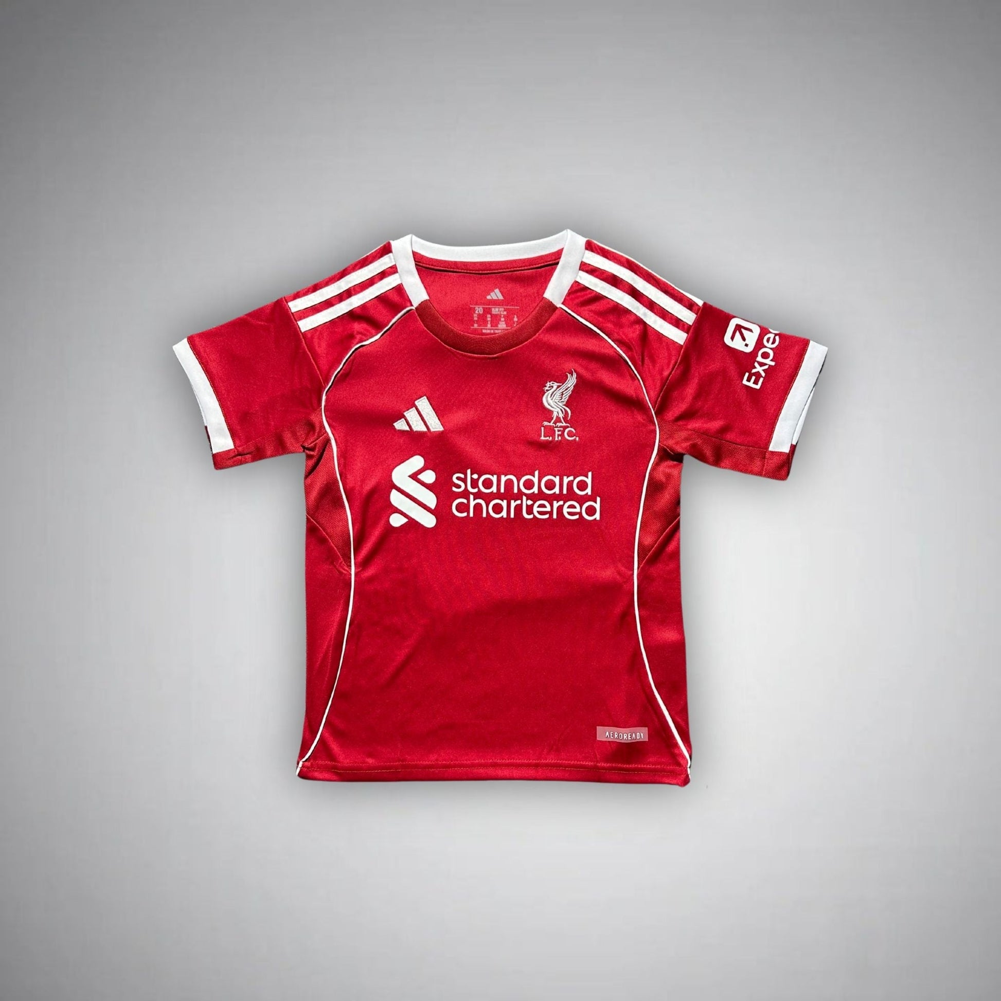 25/26 Liverpool Home Kids Size Kit - FutKulture
