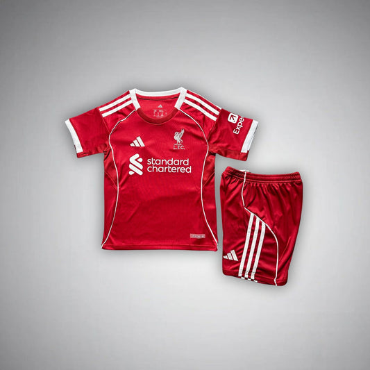 25/26 Liverpool Home Kids Size Kit - FutKulture