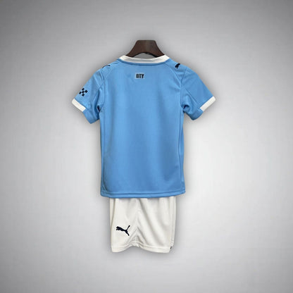 25/26 Manchester City Home Kids Size Kit - FutKulture