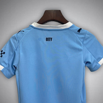 25/26 Manchester City Home Kids Size Kit - FutKulture