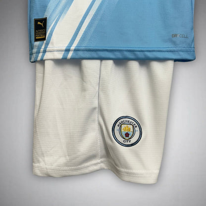 25/26 Manchester City Home Kids Size Kit - FutKulture
