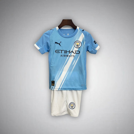 25/26 Manchester City Home Kids Size Kit - FutKulture