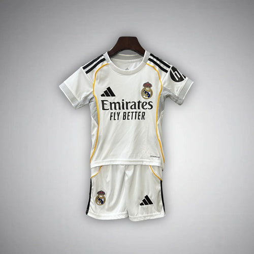 25/26 Real Madrid Home Kids Size Kit - FutKulture