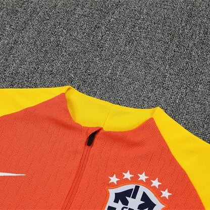 25/26 Brazil Training Orange Tracksuit