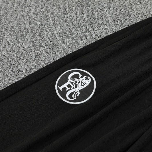 25/26 Chelsea Black Kids Size Tracksuit