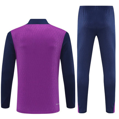 25/26 FC Barcelona Training Purple/Blue Tracksuit