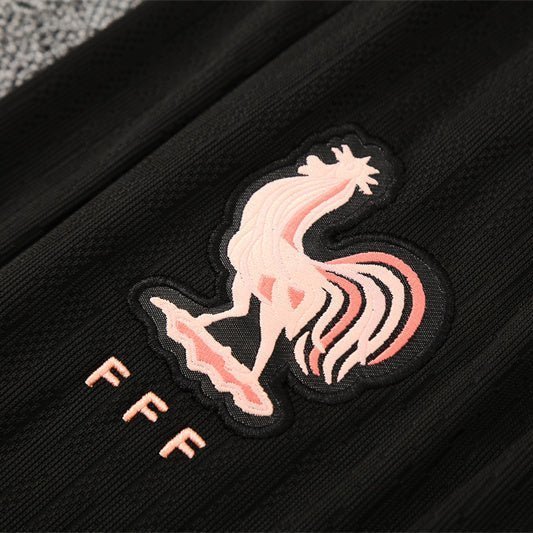 25/26 France Training Black/Light Pink Tracksuit