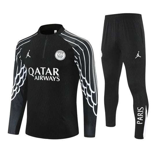 25/26 PSG x Jordan Black Tracksuit