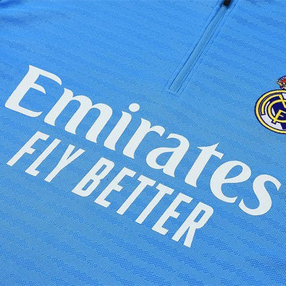 25/26 Real Madrid Training Light Blue Tracksuit