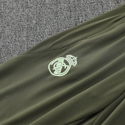 25/26 Real Madrid Training Lime Green Tracksuit