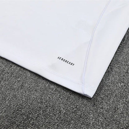 25/26 Real Madrid Training White/Light Blue Tracksuit
