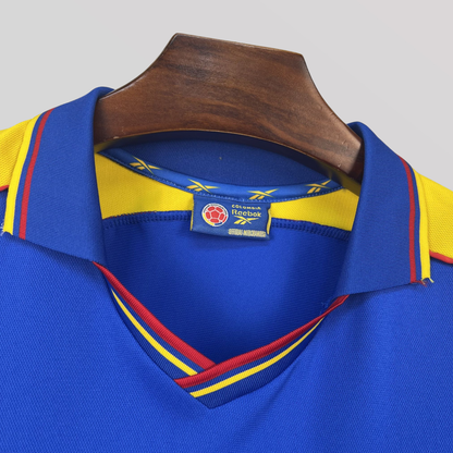 Colombia 1998 Men’s Away Retro Football Kit
