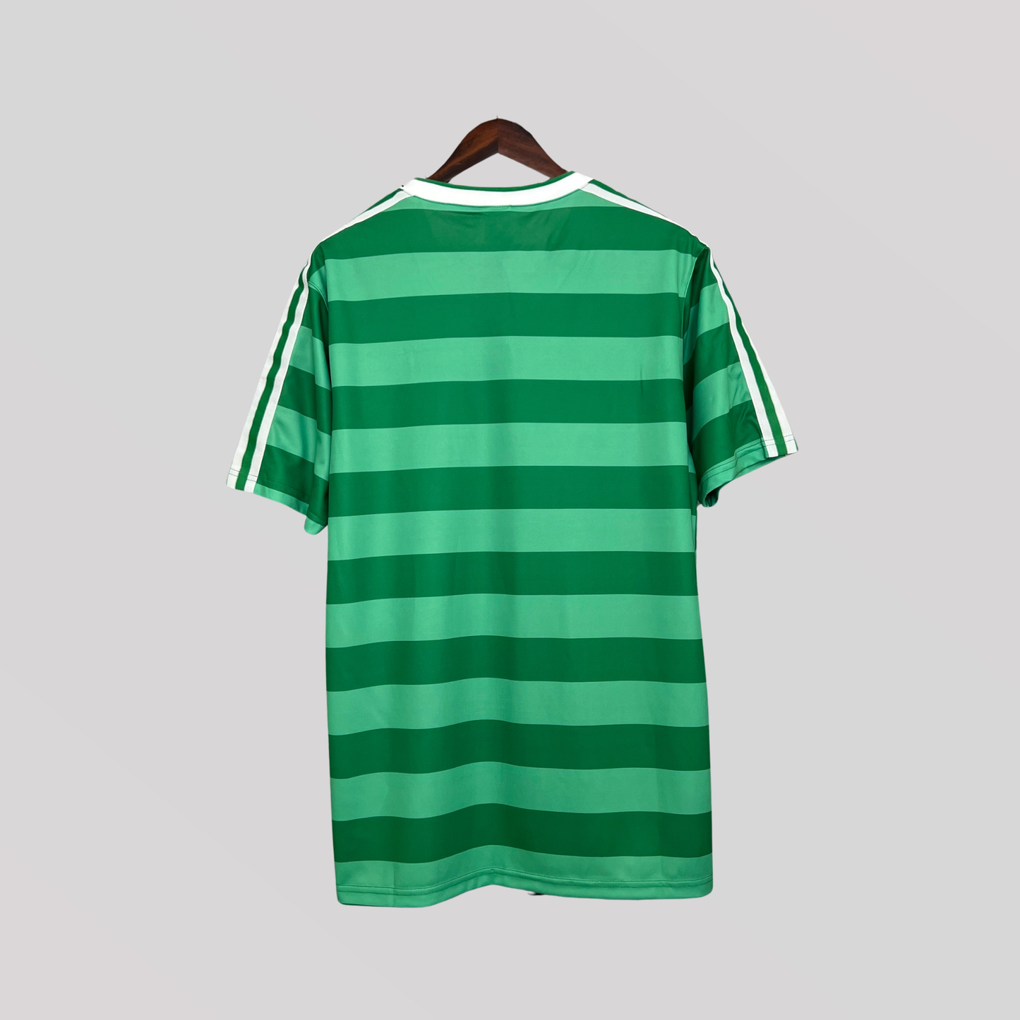 Germany 1984 Green Away Retro Football Kit